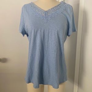 Talbots Blue Shirt Size M